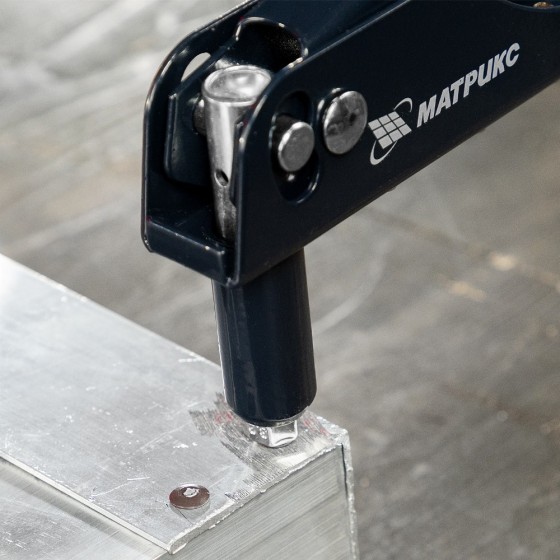 Заклепки 4.0 х 10 мм RAL 8017, темно-коричневый, 50 шт Matrix 40680