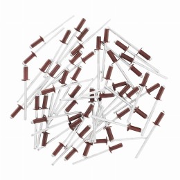 Заклепки 3.2 х 8 мм RAL 3005, красное вино, 50 шт Matrix 40678