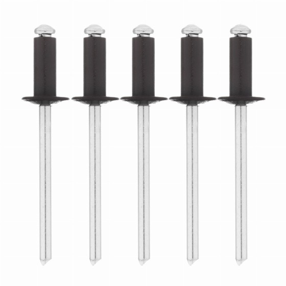 Заклепки 4.0 х 10 мм RAL 8017, темно-коричневый, 50 шт Matrix 40680