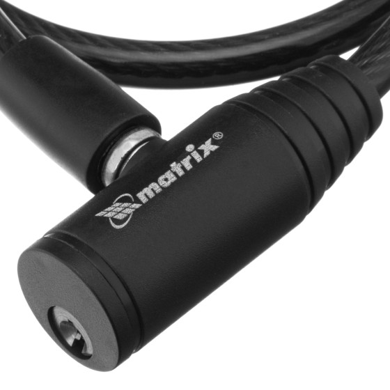 Замок тросовый универсальный, 8 х 650 мм Matrix 91830 Замок тросовый универсальный, 8 х 650 мм Matrix 91830