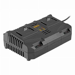 Устройство зарядное для аккумуляторов двухпортовое BCH-20-4.0x2, Li-Ion, 20 В, 4.0 А Denzel 28458