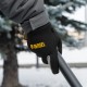 Перчатки универсальные, двойные, работа с сенсорным экраном, вязаная манжета, размер 8 Denzel 68092