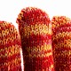 Перчатки трикотажные усиленные, гелевое ПВХ-покрытие, 7 класс, красно-желтый меланж Сибртех 68181 Перчатки трикотажные усиленные, гелевое ПВХ-покрытие, 7 класс, красно-желтый меланж Сибртех 68181