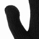 Перчатки трикотажные, акрил, двойные, черный, двойная манжета Сибртех 68681 Перчатки трикотажные, акрил, двойные, черный, двойная манжета Сибртех 68681