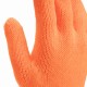 Перчатки трикотажные, акрил, двойные, оранжевый, двойная манжета Сибртех 68689 Перчатки трикотажные, акрил, двойные, оранжевый, двойная манжета Сибртех 68689