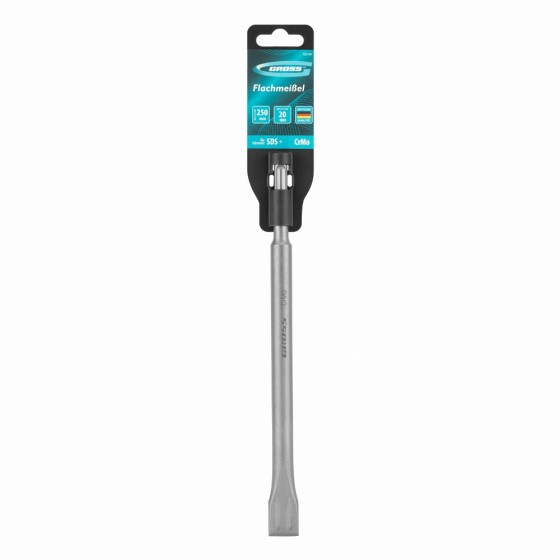 Зубило плоское 20 х 250мм, CrMo, SDS PLUS Gross 703141